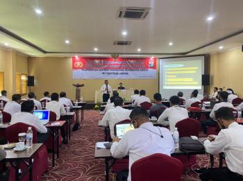 Dit Tahti Polda Lampung Lounching Aplikasi SITAHTI Program Unggulan Polri